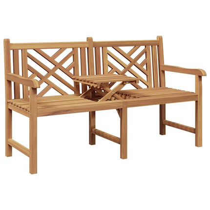 Trädgårdsbänk 150 x 60 x 90 cm Massivt teakträ