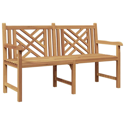 Trädgårdsbänk 150 x 60 x 90 cm Massivt teakträ