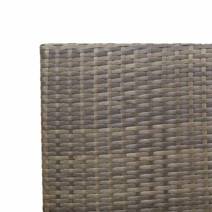 Trädgårds stapelbara stolar 2 pcs Grå och Brun 54 x 56 x 90 cm