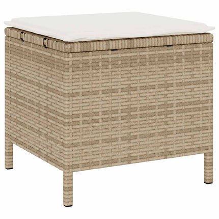 Trädgårdsmöbelset Beige konstrotting