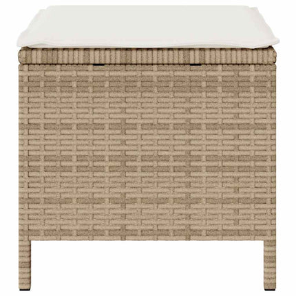 Trädgårdsmöbelset Beige konstrotting