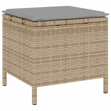 Trädgårdsmöbelset Beige konstrotting