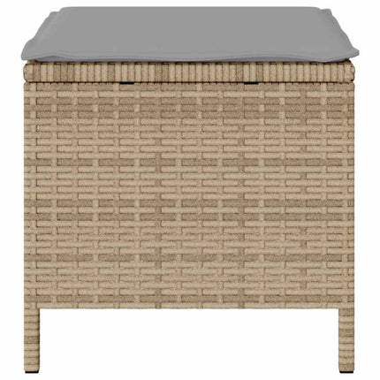 Trädgårdsmöbelset Beige konstrotting