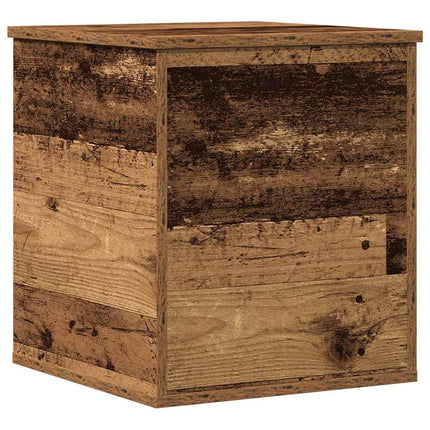 Förvaringslåda Gammalt trä 40 x 42 x 46 cm Konstruerat trä