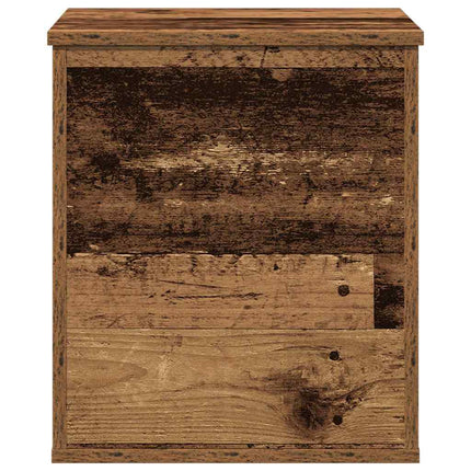 Förvaringslåda Gammalt trä 40 x 42 x 46 cm Konstruerat trä