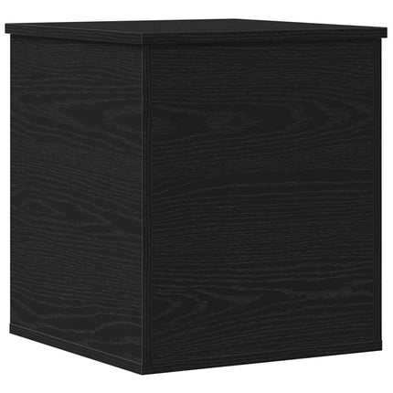 Förvaringslåda Svart Ek 40 x 42 x 46 cm Konstruerat trä