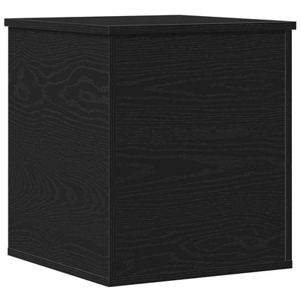 Förvaringslåda Svart Ek 40 x 42 x 46 cm Konstruerat trä