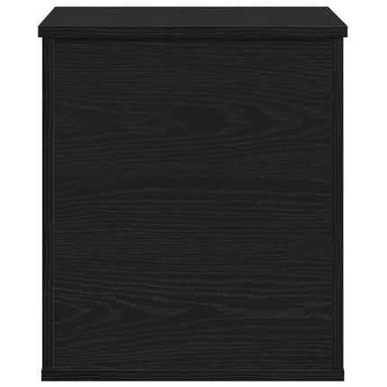 Förvaringslåda Svart Ek 40 x 42 x 46 cm Konstruerat trä