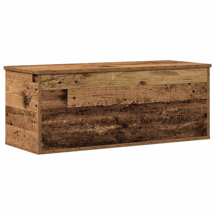 Förvaringslåda Gammalt trä 90 x 35 x 35 cm Konstruerat trä
