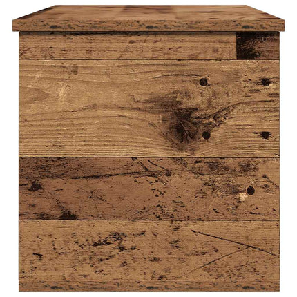 Förvaringslåda Gammalt trä 90 x 35 x 35 cm Konstruerat trä