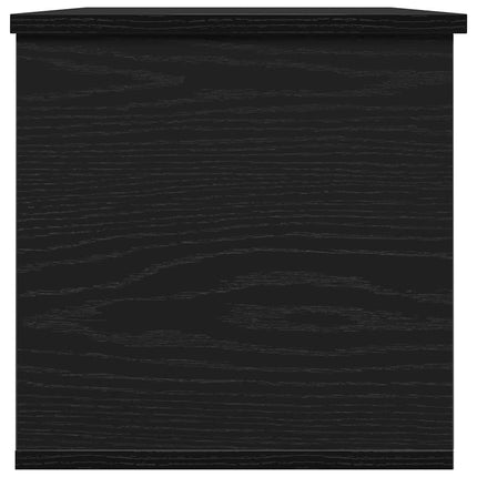 Förvaringslåda Svart Ek 102 x 35 x 35 cm Konstruerat trä