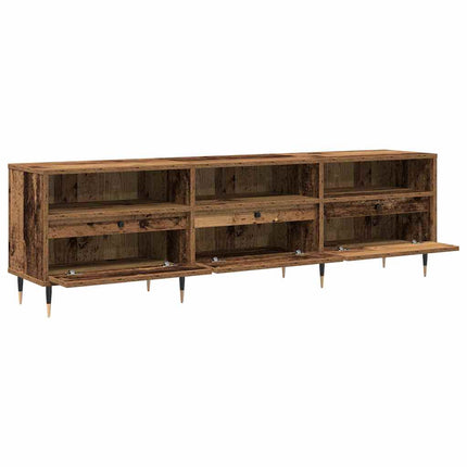 TV-skåp 150 x 30 x 45 cm Gammalt trä Konstruerat trä