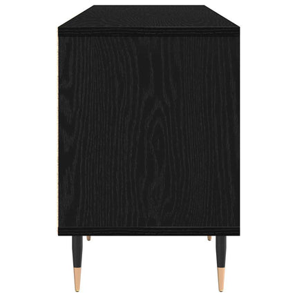TV-skåp Svart Ek 150 x 30 x 45 cm Konstruerat trä