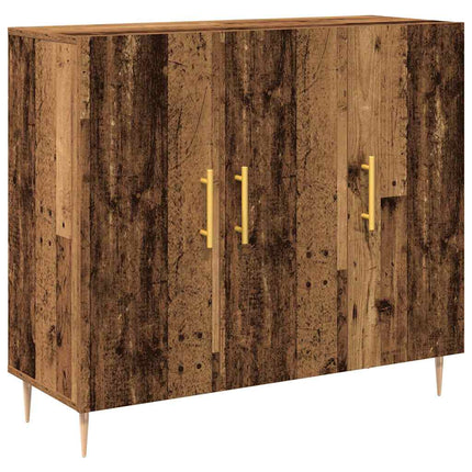 Sideboard Gammalt trä 90 x 34 x 80 cm Konstruerat trä