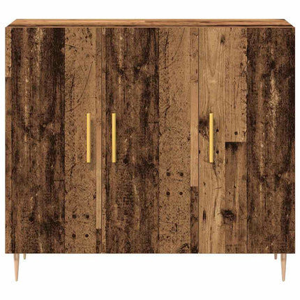 Sideboard Gammalt trä 90 x 34 x 80 cm Konstruerat trä