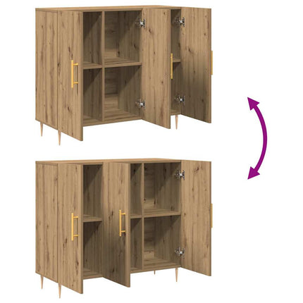Sideboard Artisan Ek 90 x 34 x 80 cm Konstruerat trä