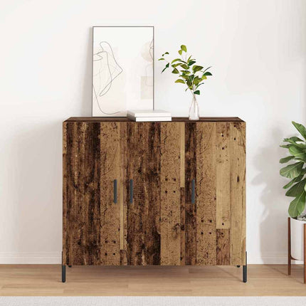 Sideboard Gammalt trä 90 x 34 x 80 cm Konstruerat trä