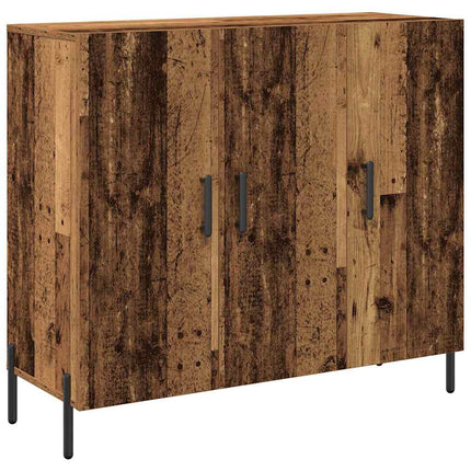 Sideboard Gammalt trä 90 x 34 x 80 cm Konstruerat trä