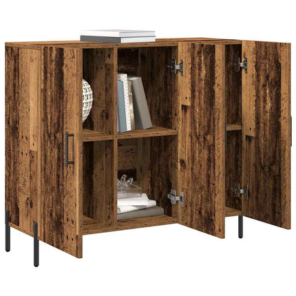 Sideboard Gammalt trä 90 x 34 x 80 cm Konstruerat trä