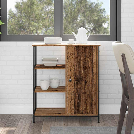 Sideboard Gammalt trä 70 x 30 x 80 cm