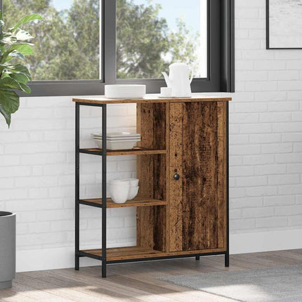Sideboard Gammalt trä 70 x 30 x 80 cm
