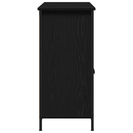 Sideboard Svart Ek 100 x 35 x 75 cm