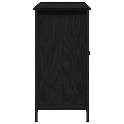 Sideboard Svart Ek 100 x 35 x 70 cm