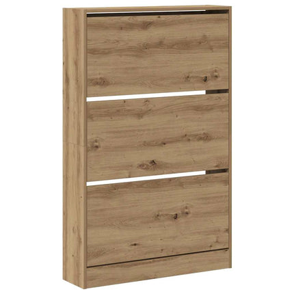 Skoskåp med hylla Artisan Ek 80 x 21 x 125,5 cm Konstruerat trä