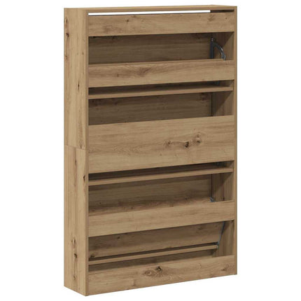 Skoskåp med hylla Artisan Ek 80 x 21 x 125,5 cm Konstruerat trä
