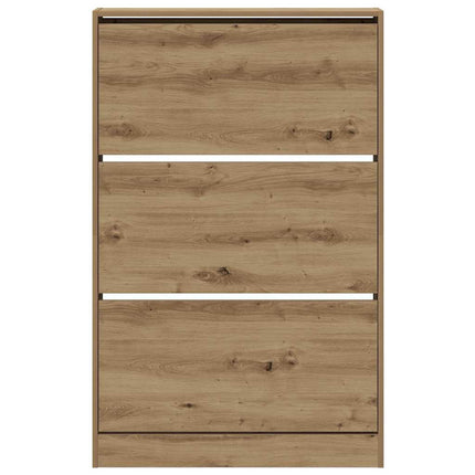 Skoskåp med hylla Artisan Ek 80 x 21 x 125,5 cm Konstruerat trä