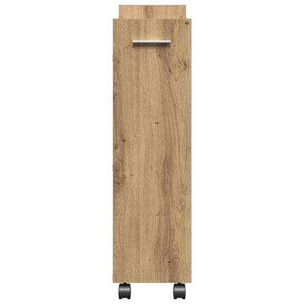 Skåp med hjul Artisan Ek 60 x 22 x 79 cm