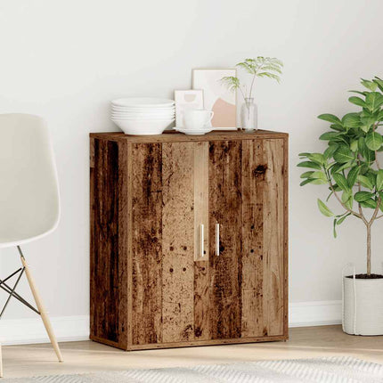 Skänk gammalt trä 60x31x70 cm konstruerat trä