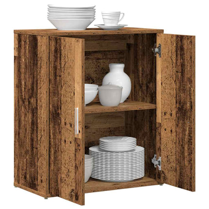 Skänk gammalt trä 60x31x70 cm konstruerat trä