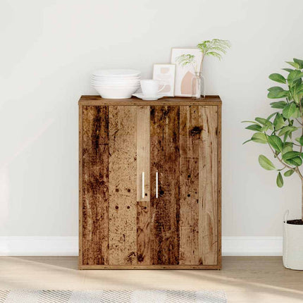 Skänk gammalt trä 60x31x70 cm konstruerat trä