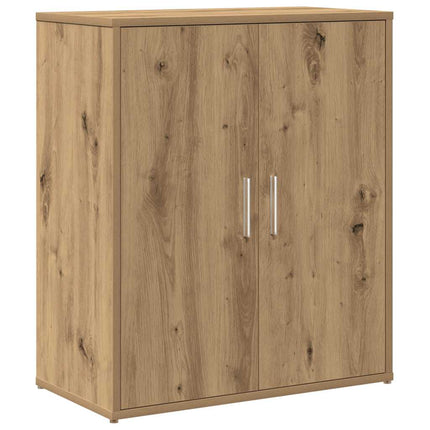 Skänk hantverksmässig ek 60x31x70 cm konstruerat trä