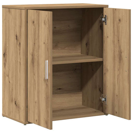 Skänk hantverksmässig ek 60x31x70 cm konstruerat trä