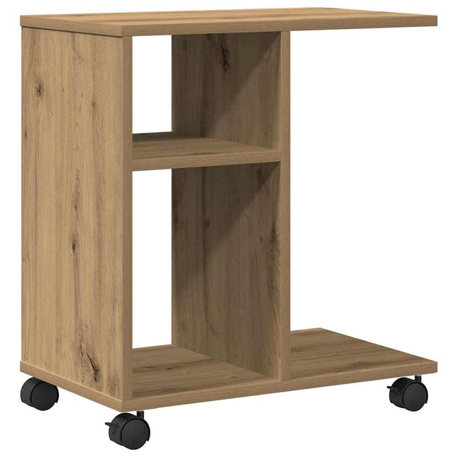 Sidobord artisan ek 50 x 30 x 55 cm Konstruerat trä