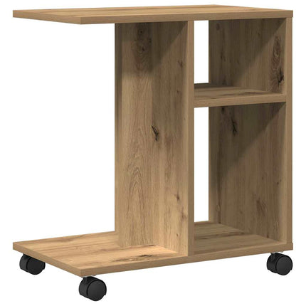 Sidobord med hylla artisan ek 50 x 30 x 55 cm Konstruerat trä