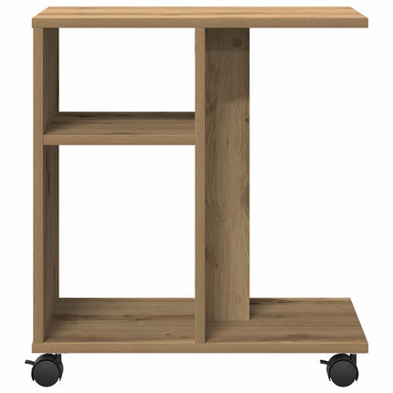 Sidobord med hylla artisan ek 50 x 30 x 55 cm Konstruerat trä