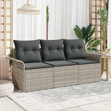 Soffset med kudde 3 pcs Grå konstrotting