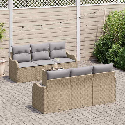 Trädgårdsoffset Beige 55 x 55 x 37 cm konstrotting
