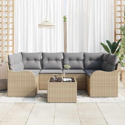 Trädgårdsoffset Beige 55 x 55 x 37 cm konstrotting
