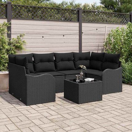 Trädgårdsoffset Svart 55 x 55 x 37 cm konstrotting