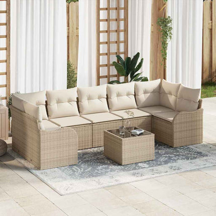 Trädgårdsoffset Beige 55 x 55 x 37 cm konstrotting