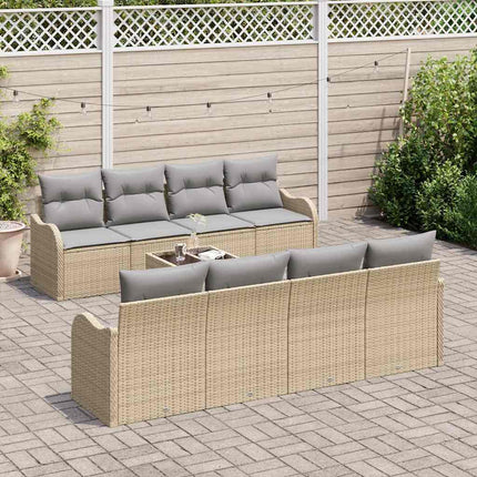 Trädgårdsoffset Beige 55 x 55 x 37 cm konstrotting