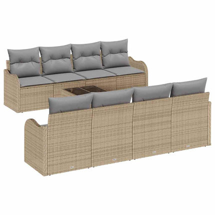 Trädgårdsoffset Beige 55 x 55 x 37 cm konstrotting