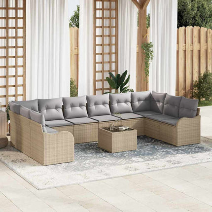 Trädgårdsoffset Beige 55 x 55 x 37 cm konstrotting