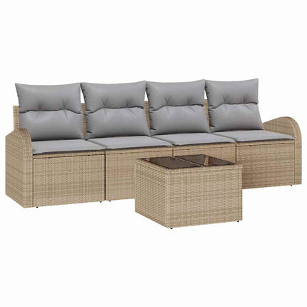 Trädgårdsoffset Beige 55 x 55 x 37 cm konstrotting