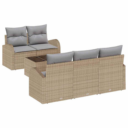 Trädgårdsoffset Beige 55 x 55 x 37 cm konstrotting