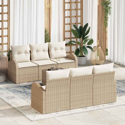 Trädgårdsoffset Beige 55 x 55 x 37 cm konstrotting